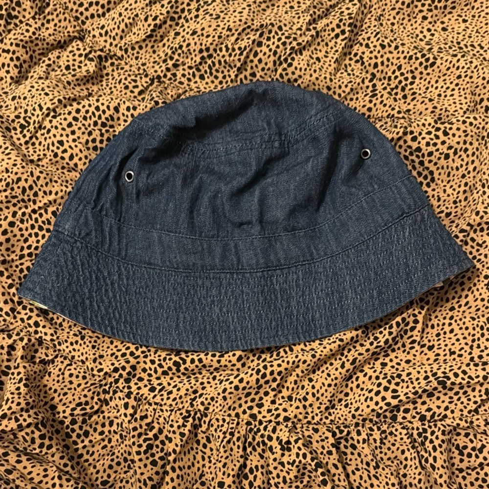 Hanna Andersson Blue/Colorful  Reversible Bucket Hat